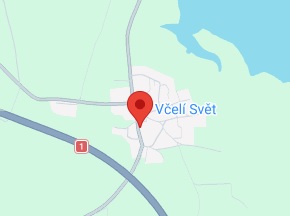 Poloha Včelí svět Hulice