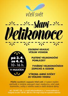 Včelí svět přivítá jaro velikonočním tvořením